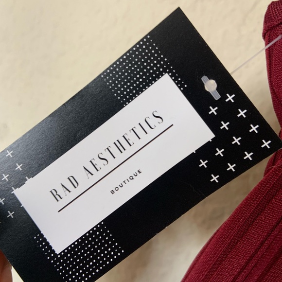 Brand new wine red dress - Picture 2 of 3